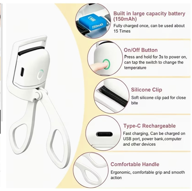 Electric Heated Eyelash Curler