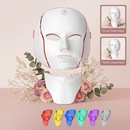 Wildflower Beauty™ 7-in-1 LED Face & Neck Mask