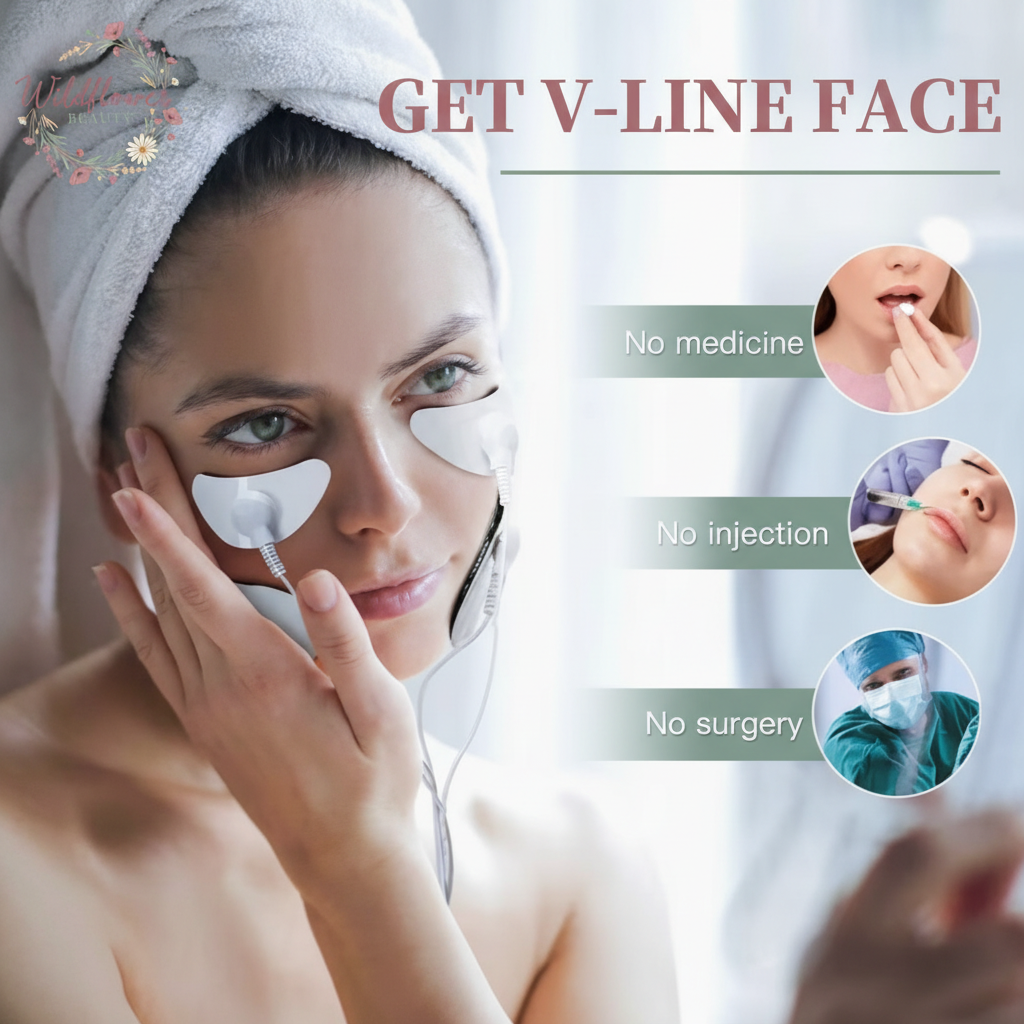 Wildflower Beauty™ EMS Microcurrent Facial Sculpting Device