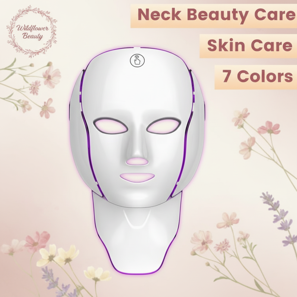 Wildflower Beauty™ 7-in-1 LED Face & Neck Mask