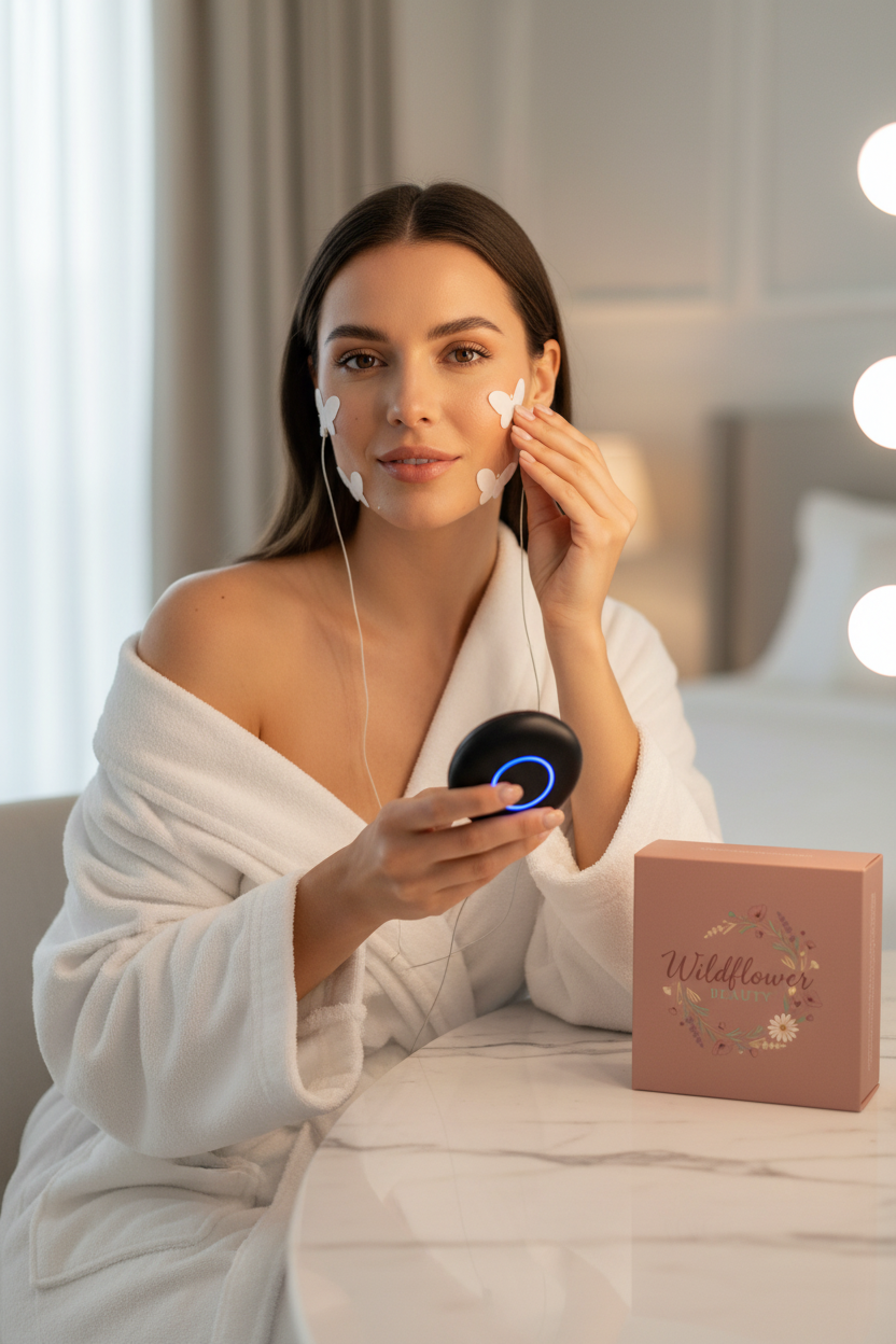 Wildflower Beauty™ EMS Microcurrent Facial Sculpting Device